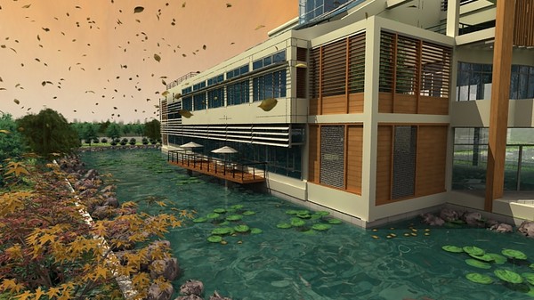 3d model waterside villadom - waterside villadom 2 by sundynasty